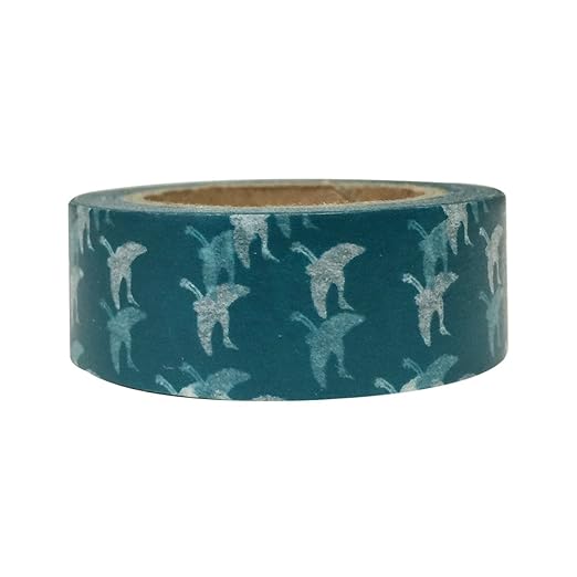 Wrapables Colorful Washi Masking Tape, Birds in Flight
