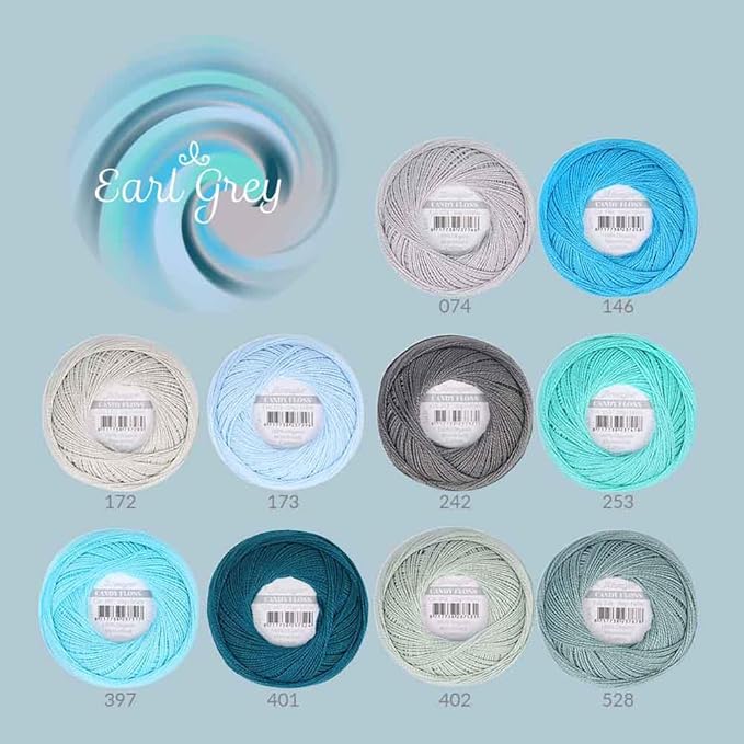 Scheepjes Candy Floss Color Pack 10 x 20 g - Earl Grey