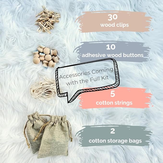 SIMPLY RSB The Ultimate Vision Board Kit and Inspirational Gift | 100 Motivational Cards, Complete Wall Decor Accessories (with Wall Accessories)