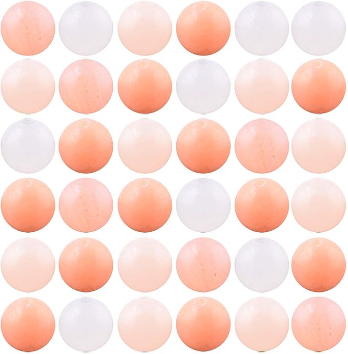Natural Stone Beads 100pcs 10mm Pink Aventurine Round Genuine Stone Beading Loose Gemstone Hole 1mm DIY Charm Smooth Beads for Bracelet Necklace Earrings Jewelry Making (Pink Aventurine, 10mm)