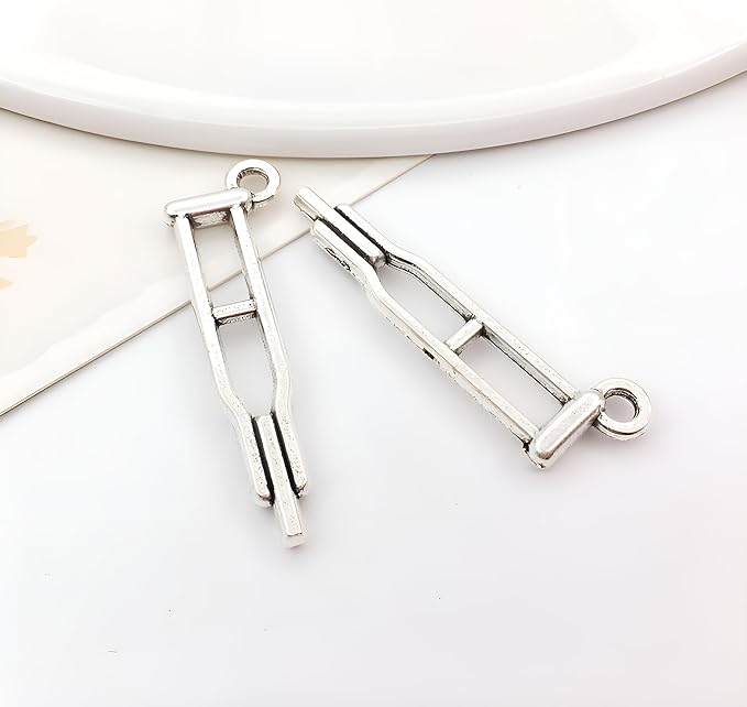 Youdiyla 144pcs Alloy antique silver medical equipment series Pendant Jewelry Making DIY Keychain Earrings Pendant Various Design Charms for Jewelry Making Bracelets Necklace (M434)