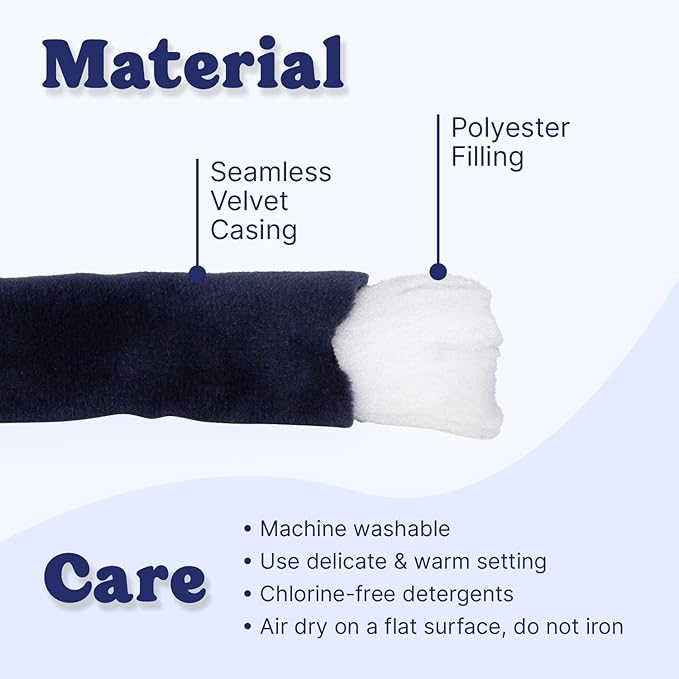 Ultra Soft 2.2 LBS (1kg) Chunky Yarn for Hand Knitting, Lush Velvet Fabric Tube Yarn to Make Handbags, Pillows, Blankets, Crafts (Navy Blue)