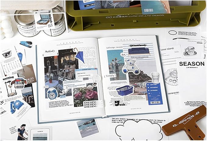 Alideco 200pcs Vintage Scrapbook Supplies Pack for Art Journaling Bullet Junk Journal Planners DIY Paper Stickers Craft Kits Notebook Collage Album Aesthetic Cottagecore Picture Frames (haiyangyinli)