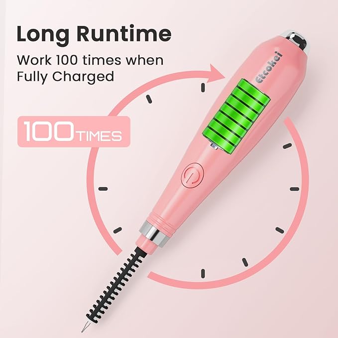USB Thread Burner Zap Tool, Rechargeable Beading Supplies for Jewelry Making Sewing Cutting Melting DIY Beadwork, Ideal for Finishing Bead Weaving & Stringing Projects (Patented)