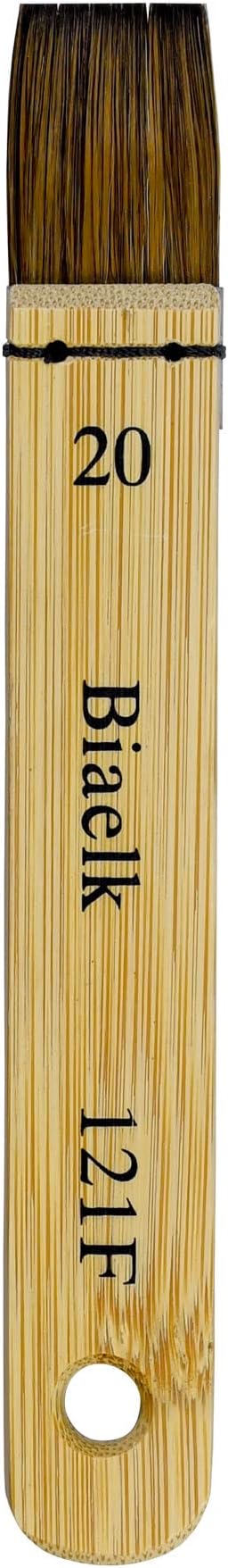 Watercolor Hake Brush Professional,Biaelk 4PCS Bamboo Short Handle Squirrel Mix Hair Paint Brushes Set Size20,Size30,Size40,Size50 Hake Brush Art Supply Artist for Watercolor Face Painting