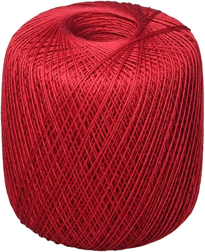 Red Heart Crochet Thread Yarn, 300 Yards, Victory Red, 1 Count (Pack of 1)
