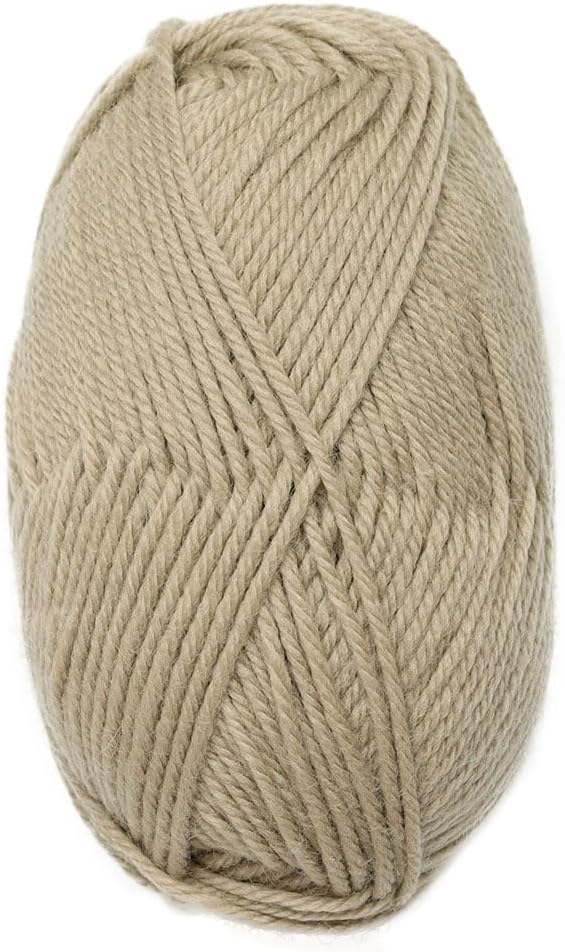 100% Pure Wool Yarn Superwash Set of 3 Skeins (150 Grams) DK Weight - Sourced Directly from Peru - Heavenly Soft and Perfect for Knitting and Crocheting (Wheat Field)