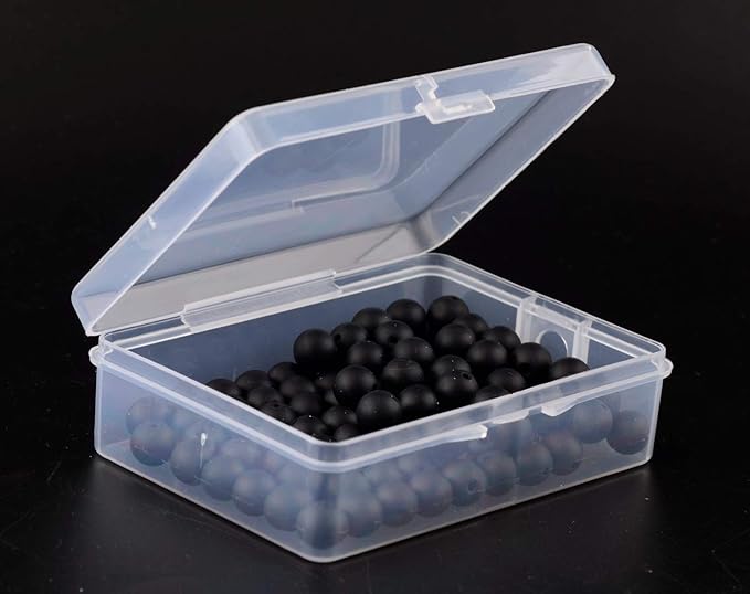 Natural Stone Beads 100pcs 8mm Matte Black Onyx Agate Dull Polish Round Real Stone Beading Loose Gemstone DIY Smooth Beads for Bracelet Necklace Earrings Jewelry Making (Matte Black Onyx, 8mm)
