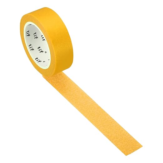 PATIKIL Holographic Washi Tape 0.59 Inch x 10.93 Yards, 1 Roll Self Adhesive Masking Sticker for DIY Art Craft Wrapping Decoration, Yellow