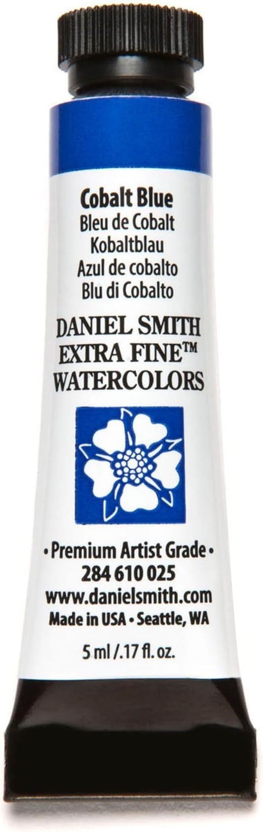 Daniel Smith Extra Fine Watercolor Paint, 5ml Tube, Cobalt Blue, 284610025, 0.17 Fl Oz (Pack of 1)