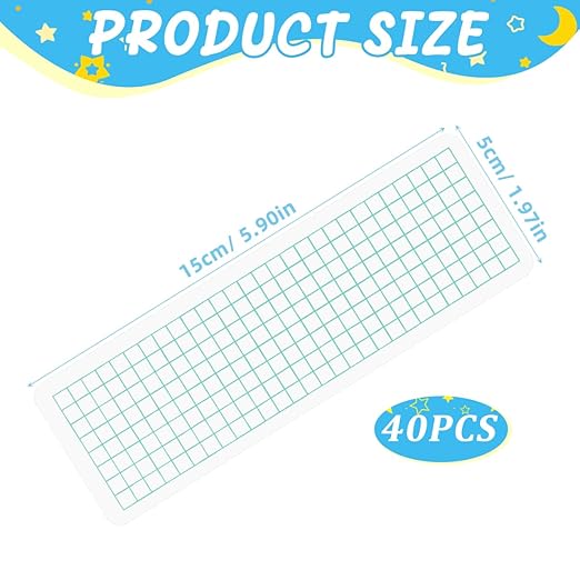 STOBOK 40Pcs Washi Tape Board Dispensers for Scrapbooking DIY Crafts and Planner Supplies Thickened Round Corner Design for Home Office and School Use