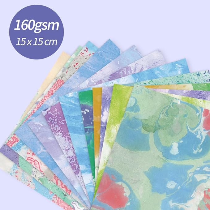 6x6” 160gsm cardstock Single Sided Scrapbooking 24 Papers Pad vintage decoupage scrapbook kit patterned paper junk journal supplies journaling supply scrap paper crafting Halo Staining