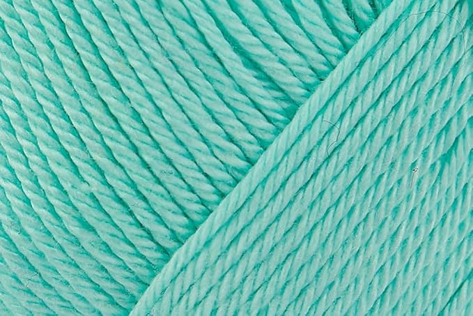 4 Skein/Pack Schachenmayr (SMC) Catania Originals Yarn, Each Ball 1.76 Oz (50gr) / 136 Yards (125 m), 100% Mercerized Cotton for Knitting and Crochet Yarn, Sport Weight, 385 - Mint