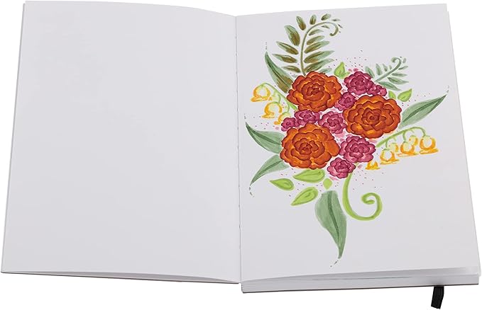 SoHo Urban Artist Brick Sketchbook Journals for Sketching, Drawing, Colored Pencils, Graphite, and More - Mixed Media 5.5"x8.5" (200 GSM, 40 Sheets)