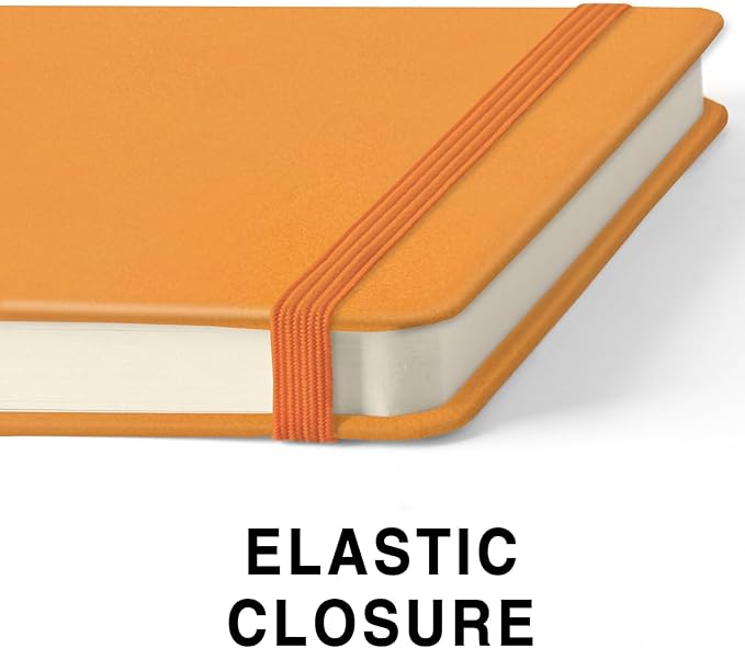 5" x 5" Hardcover Sketch Book,Small Mixed Media Sketch Pad,58 Sheets 150GSM Acid-Free Artist Drawing Paper,Travel Journal Blank Notebook for Adults Painting,Illustration,Art Supplies.Orange