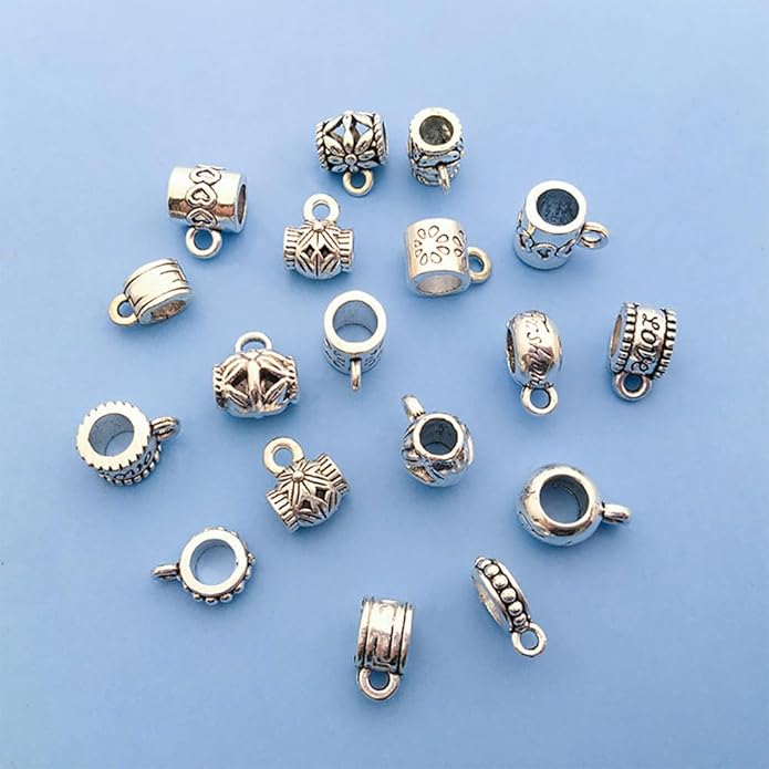 100 Pieces Jewelry Making Charms Pendants for Bracelet Bulk lot Necklace Earrings Keychain Charms Beads DIY Kit Trendy Craft