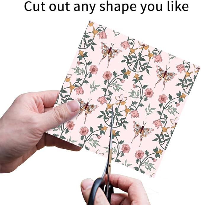 6x6” 160gsm cardstock Single Sided Scrapbooking 24 Papers Pad vintage decoupage scrapbook kit patterned paper junk journal supplies journaling supply scrap paper crafting Spring