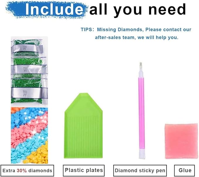 EIBEILI Diamond Painting Kits for Adults, Bucket Flowers Diamond Art for Beginner DIY Round 5D Paint by Diamonds Pictures Gem Full Drill Diamond Dots for Home Wall Decor Gifts 12x16inch