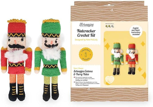 Scheepjes Nutcracker Crochet Kit - Catona and Furry Tales Yarn