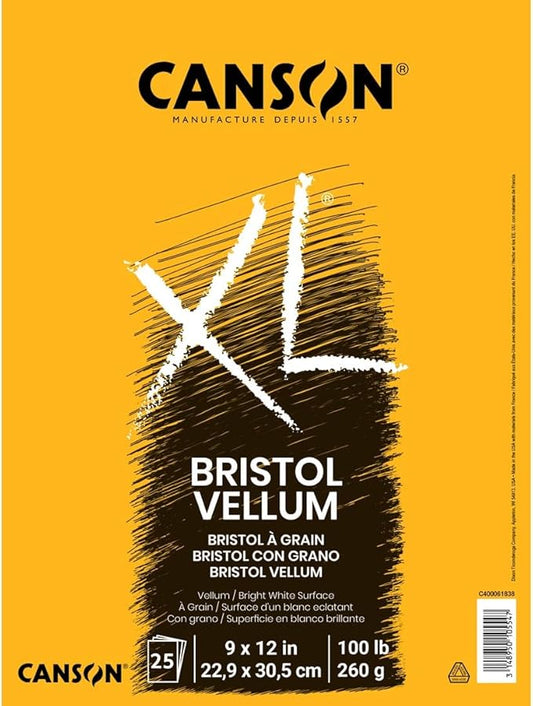 Canson XL Series Vellum Bristol Pad 9x12"