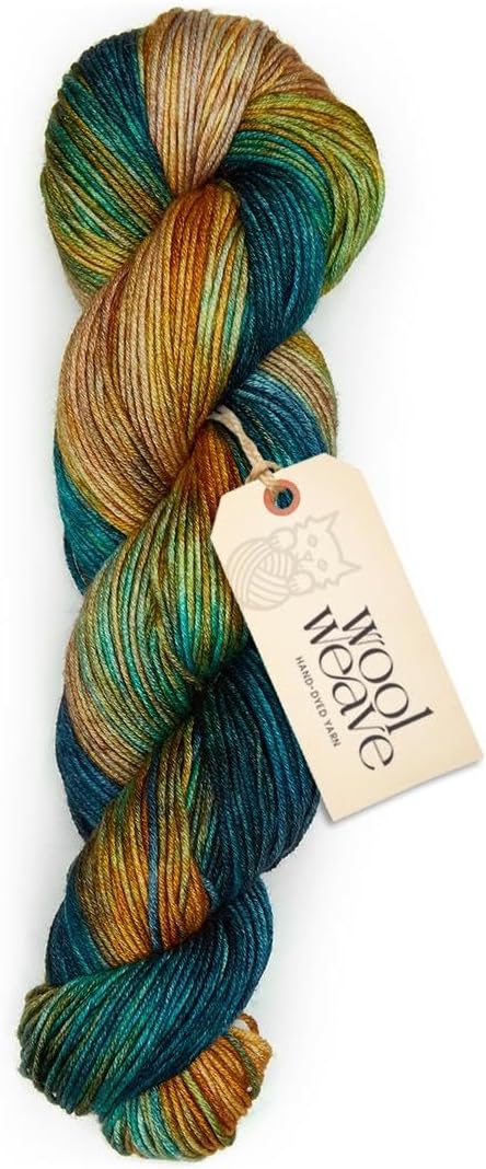 Superwash Merino Wool Yarn for Knitting & Crocheting - Hand Dyed, 100gr, 240 Yards Dk Weight - Luxurious, Soft & Durable Variegated Yarn