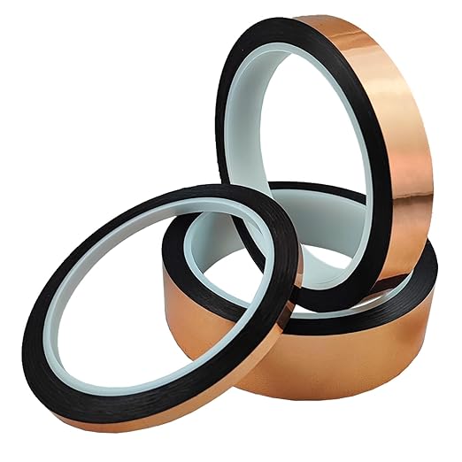 3 Rolls Tape, Self Adhesive Metalized Polyester Film Tape, Washi Tape for Gift Packaging Detailing Accent Walls Graphic Arts for Cars and Boats Trim, 3 Sizes (Rose Gold)