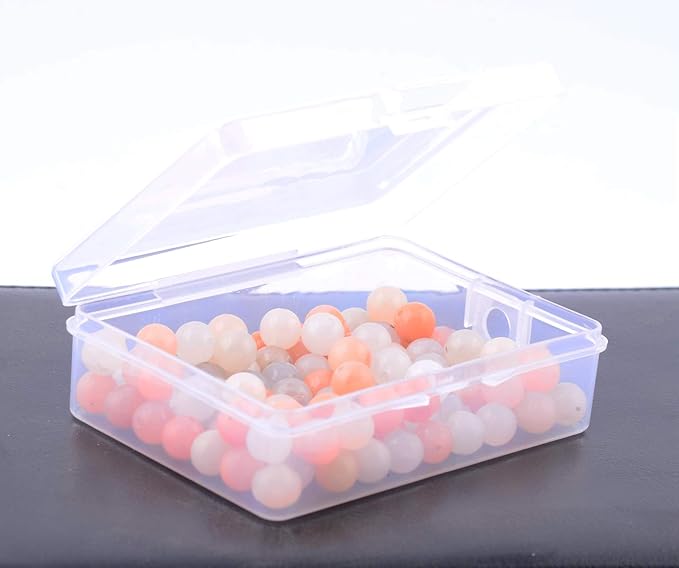 Natural Stone Beads 100pcs 8mm Pink Aventurine Round Genuine Real Stone Beading Loose Gemstone Hole Size 1mm DIY Charm Smooth Beads for Bracelet Necklace Earrings Jewelry Making (Pink Aventurine, 8mm)