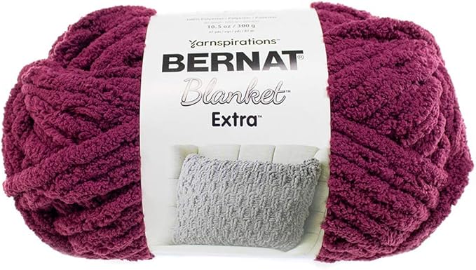 CRAFT COUNTY Bernat Blanket Extra Yarn – Jumbo (97 Yards) – Multiple Colors – Blankets, Pillows, and Baskets - Great for DIY Craft Project