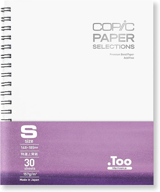 Copic Wire-Bound Sketchbook S, 5" x 7", Premium Bond Paper (157gsm), 30 Sheets, White