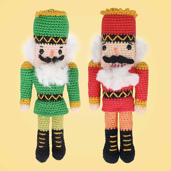 Scheepjes Nutcracker Crochet Kit - Catona and Furry Tales Yarn