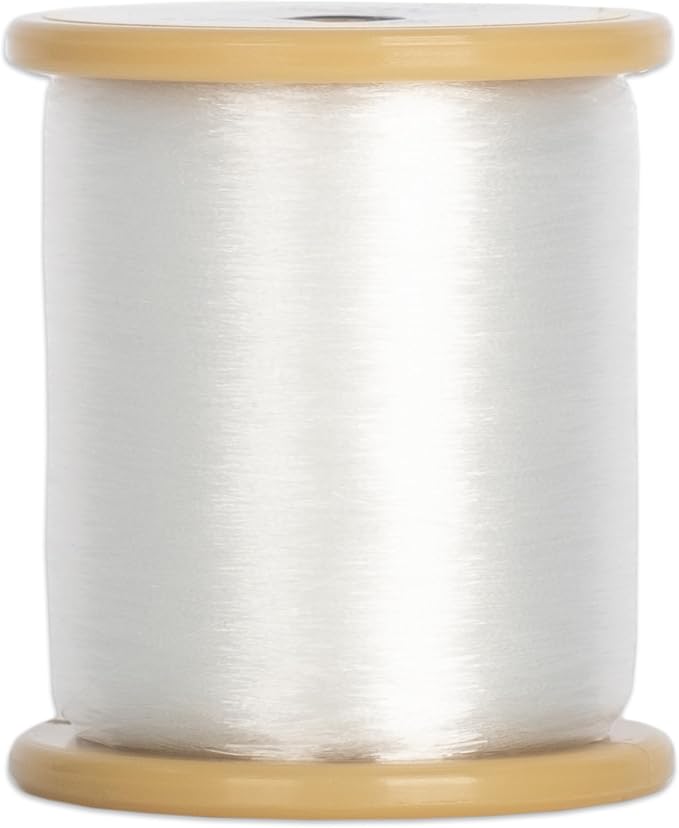 YLI Threads Wonder Invisible – Clear Nylon Monofilament Thread | Strong, Soft & Lightweight for Applique & Quilting – 2000 Yard Spool