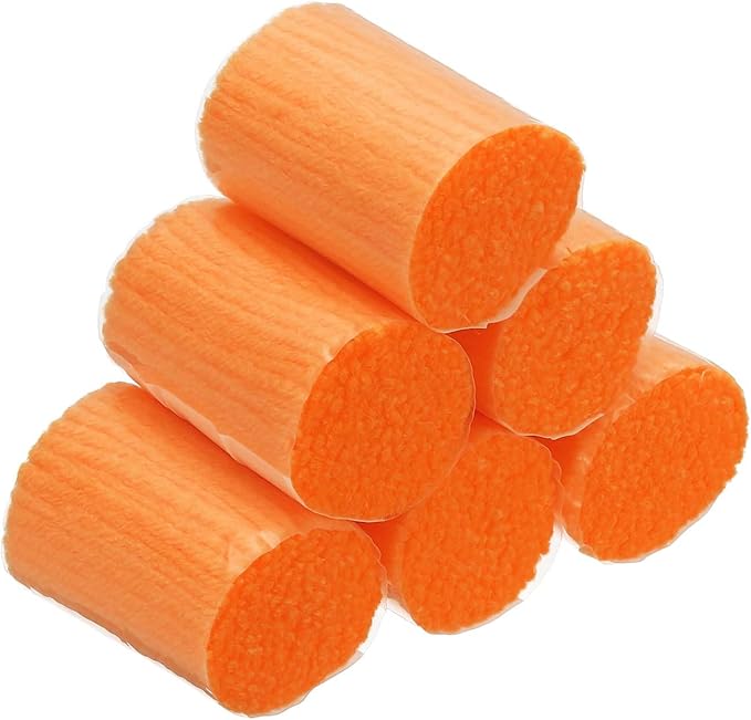 PATIKIL 20 Rolls Latch Hook Yarn, Latch Hook Kit Precut Rugs Yarn Making Crochet Bundles for Rug Adults Beginners Tapestry DIY Craft, Light Orange