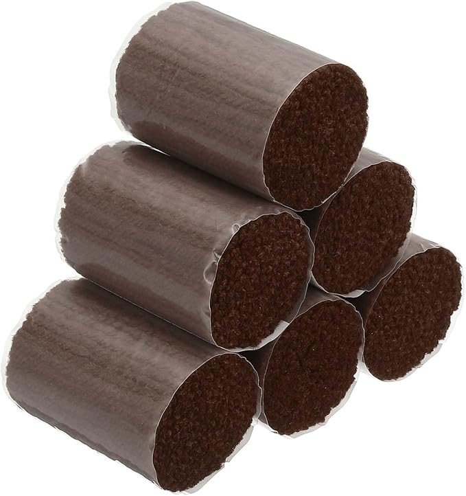 PATIKIL 12 Rolls Latch Hook Yarn, Latch Hook Kit Precut Rugs Yarn Making Crochet Bundles for Rug Adults Beginners Tapestry DIY Craft, Brown Black