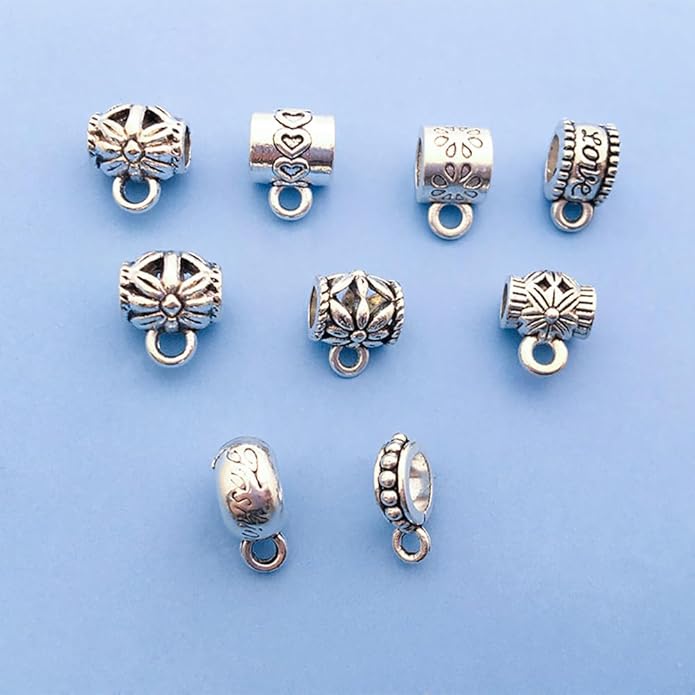100 Pieces Jewelry Making Charms Pendants for Bracelet Bulk lot Necklace Earrings Keychain Charms Beads DIY Kit Trendy Craft
