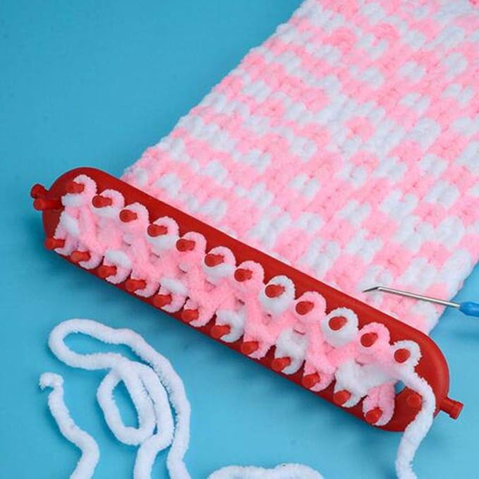 JapanAmStore 1Pcs Knitting Loom DIY Knitting Board Loom for Scarf Sweater Shawl Blankets (S) …