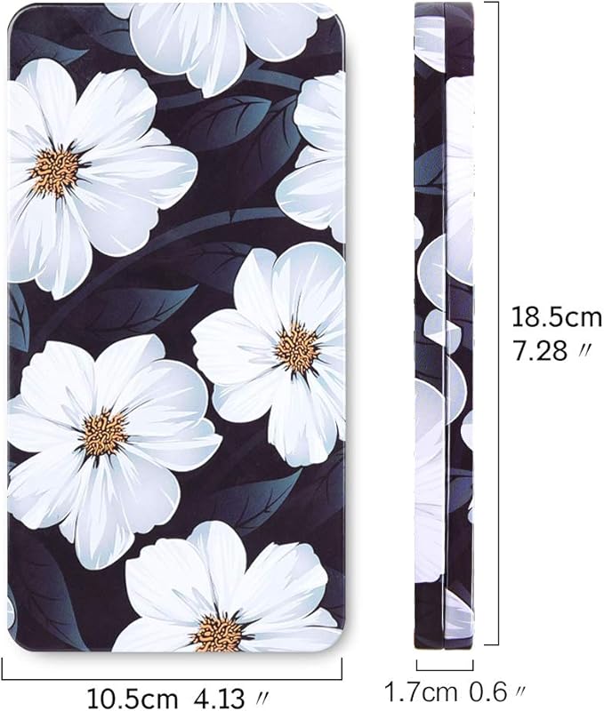 40Pcs Empty Half Pans with Magnetic Stripe Watercolor Paint Travel Tin Palette Case, Artist Paints Kits for DIY Watercolor Oils or Acrylics Painting Art Drawing Gardenia Flower