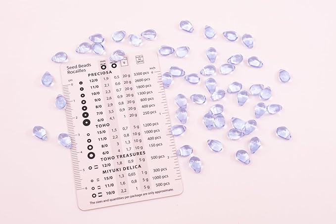 Czech 50-Piece Glass Beads, 6x9mm, Teardrop Transparent Violet-Blue (20210)