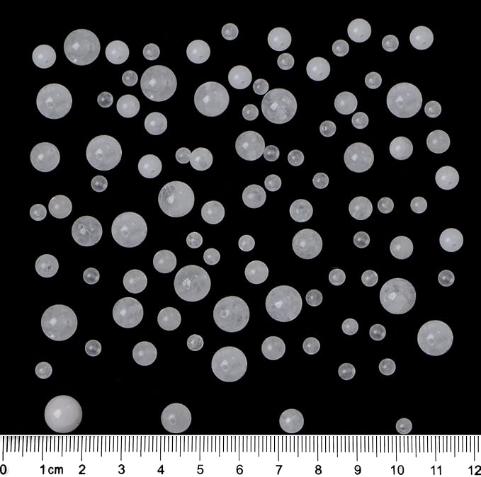 bymitel 4mm natural white jade round beads gemstones genuine with 210pcs diy jewelry making unisex (4mm 210pcs, white jade)