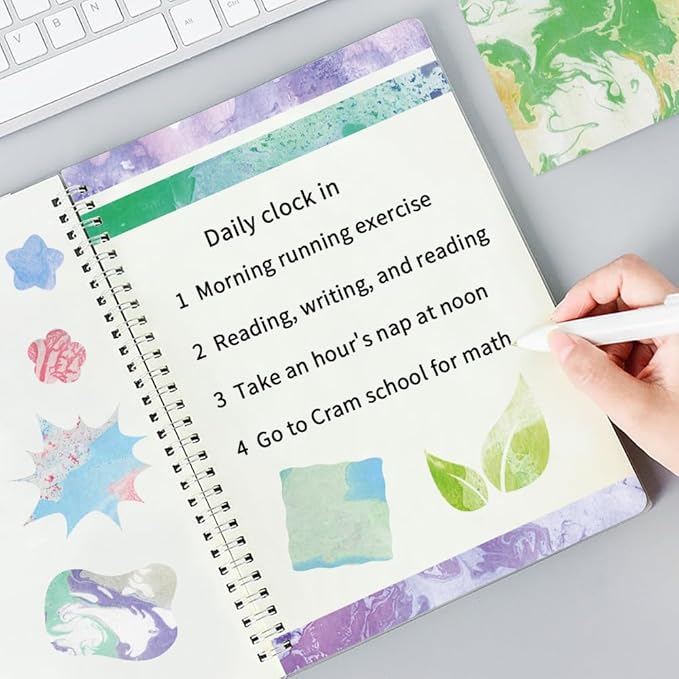 6x6” 160gsm cardstock Single Sided Scrapbooking 24 Papers Pad vintage decoupage scrapbook kit patterned paper junk journal supplies journaling supply scrap paper crafting Halo Staining