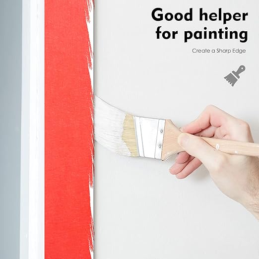 Red Painters Tape,2 inch x 60 Yards - Medium Adhesive Masking Tape for Painting,Labeling,DIY Crafting,Decoration and School Projects