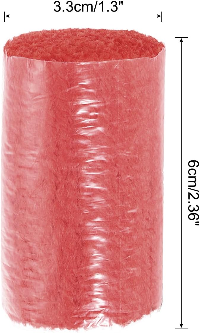 PATIKIL 10 Rolls Latch Hook Yarn Kit - Precut Rugs Yarn for Making Crochet Bundles, Tapestry DIY Craft - for Adults Beginners, Red