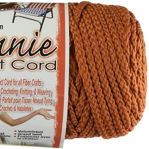 Pepperell BB6-100-022 6mm Bonnie Macramé Craft Cord, 100-Yard, Rust