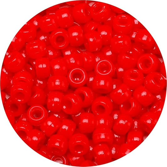 eppingwin beads and bead assortments (1000 pony beads-red solid)…