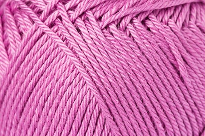 4 Skein/Pack Schachenmayr (SMC) Catania Originals Yarn, Each Ball 1.76 Oz (50gr) / 136 Yards (125 m), 100% Mercerized Cotton for Knitting and Crochet Yarn, Sport Weight, 398 - Azalea