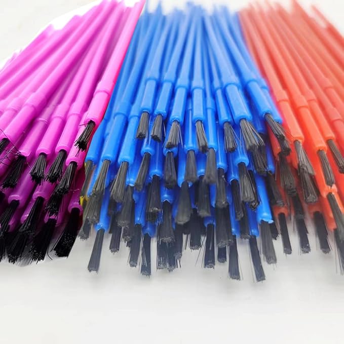 150pcs Plastic Paint Brushes Set Acrylic Paint Brushes Watercolor Brushes Colorful Detail Painting Kit Art Supplies for Educational & Learning Activity, 170mm