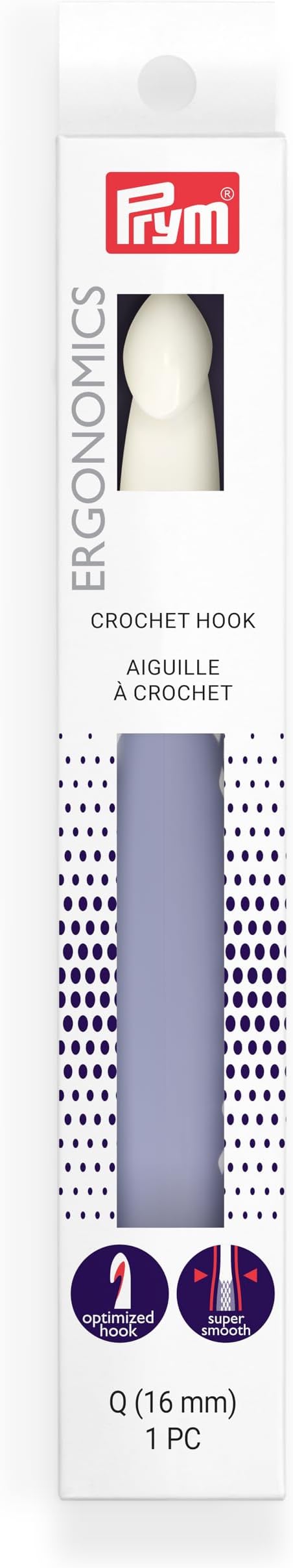 Prym Ergonomics Crochet Hook, US Q (16mm)