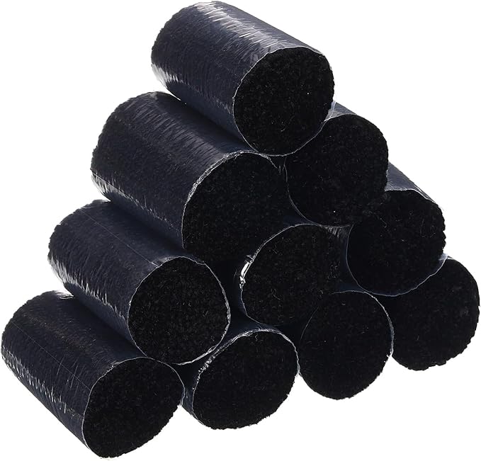 PATIKIL 10 Rolls Latch Hook Yarn, Latch Hook Kit Yarn Precut Hook Rugs Making Crochet Bundles for Latch Hook Rug Adults Beginners Tapestry DIY Craft, Black