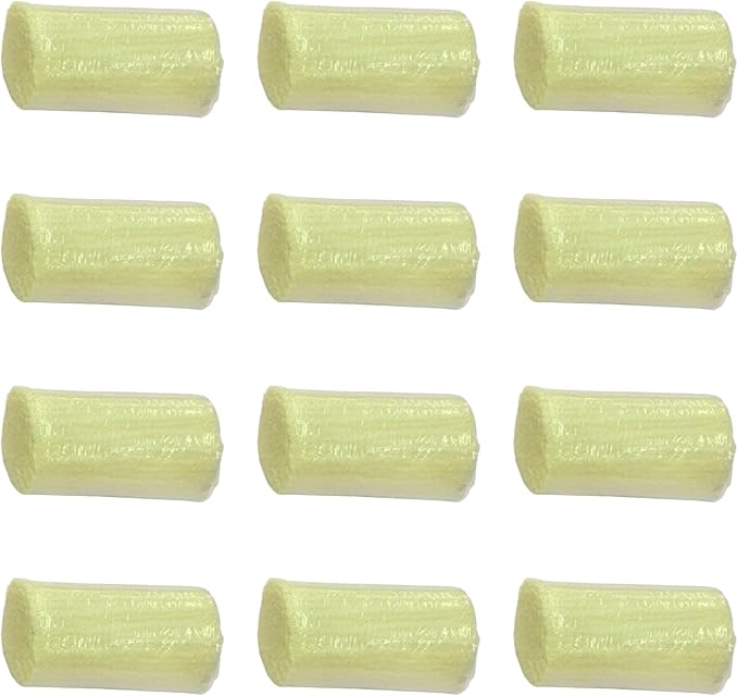 Yglnden 12 Rolls Latch Hook Kit Colorful Yarn Bundles Cut Rug DIY Latch Hook for Handmake Craft Sewing Knitting for Adults (Yellow #12)