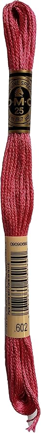 DMC 6-Strand Embroidery Cotton 8.7yd Bundle - Cranberry Color Family - 6 Skeins of Thread