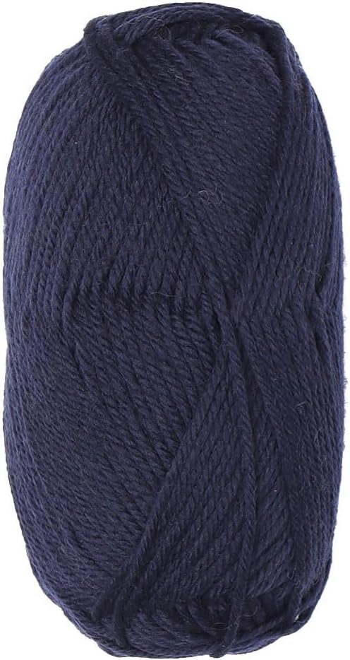 Alpaca Warehouse 100% Pure Wool Yarn Superwash Set of 3 Skeins (300 Grams) DK Weight - Sourced Directly from Peru - Heavenly Soft and Perfect for Knitting and Crocheting (Navy Blue - 6 Skeins)